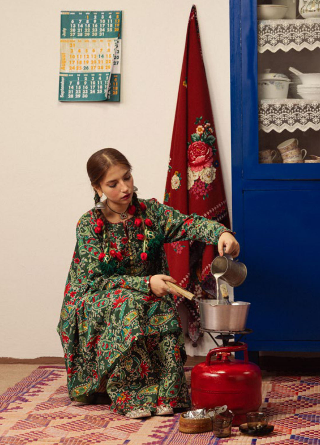 Coco by Zara Shahjahan Unstitched Printed Linen 3 Piece Suit CZ26UPL Sofia 6B - Casual Collection