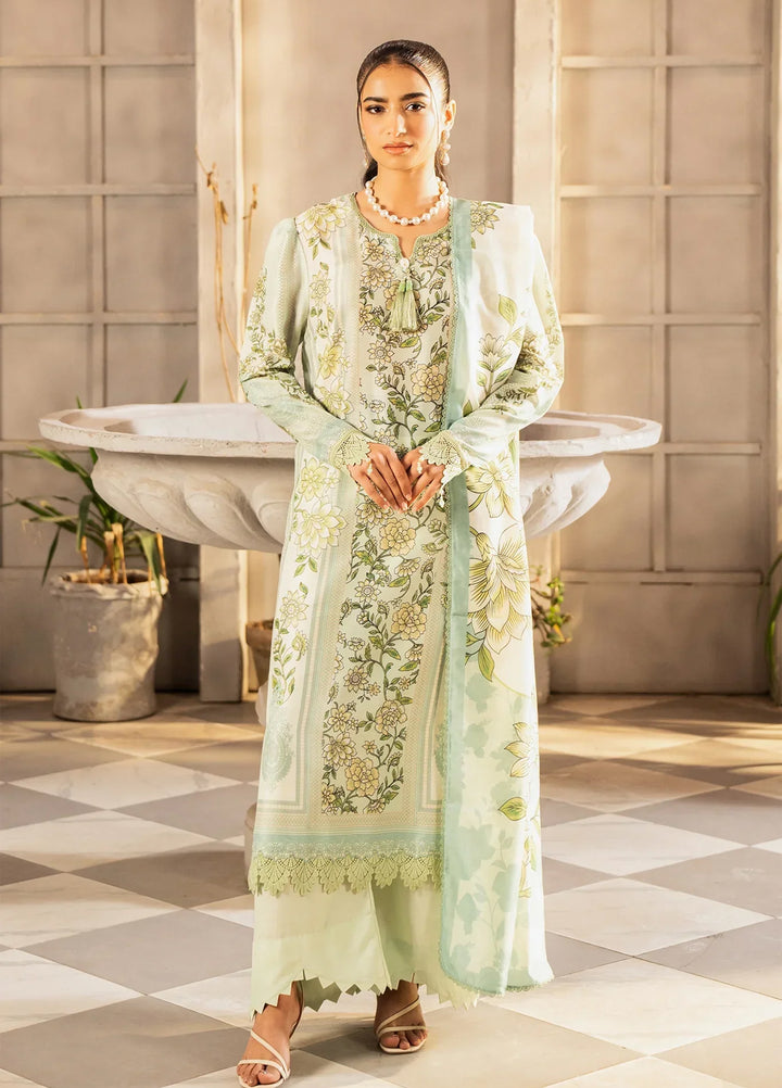 Safaah by Menaal Unstitched Printed Lawn 3 Piece Suit ML26ULS SP-05A - Casual Collection