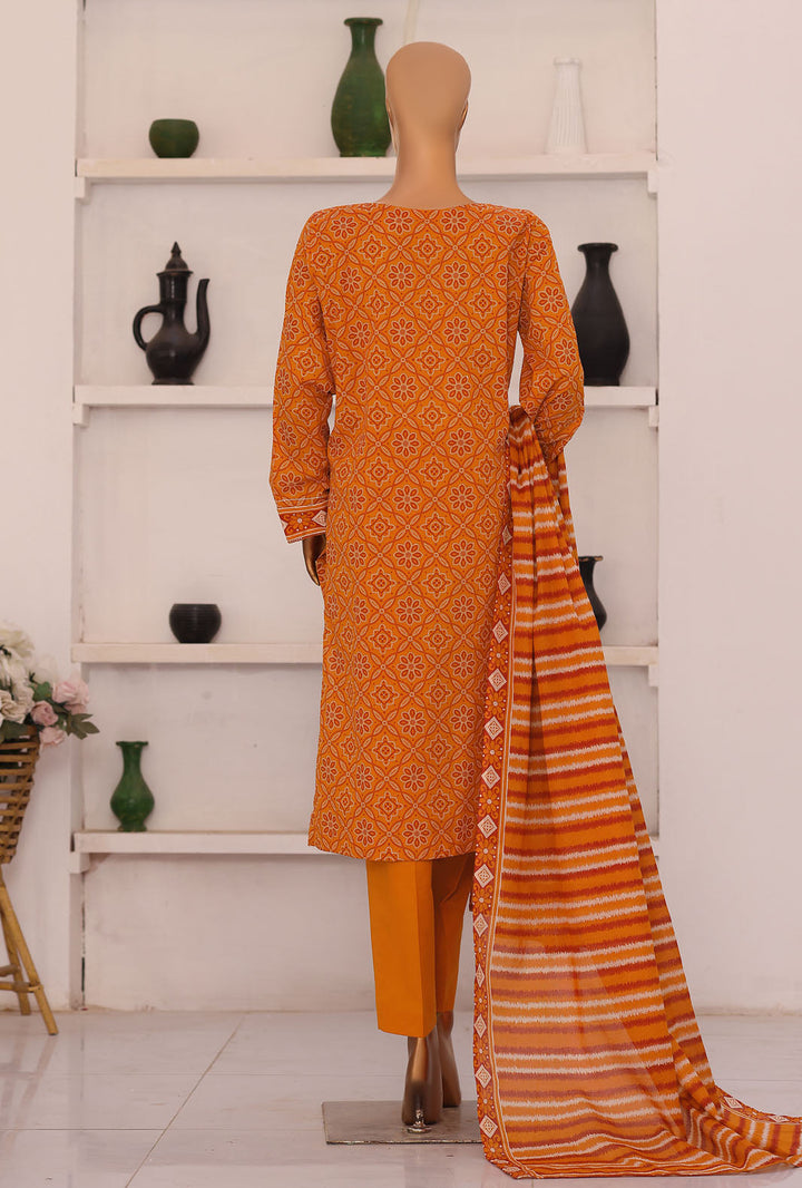 Summer Shades by HZ Textile Unstitched Printed Lawn 3 Piece Suit SPC-1306 - Casual Collection