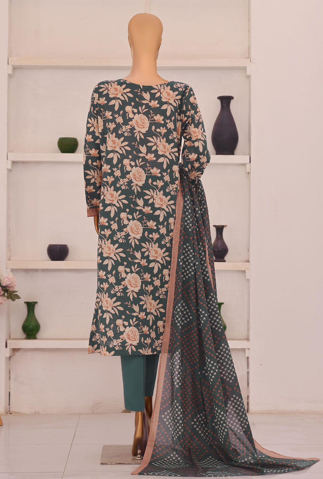 Summer Shades by HZ Textile Unstitched Printed Lawn 3 Piece Suit SPC-1310 - Casual Collection