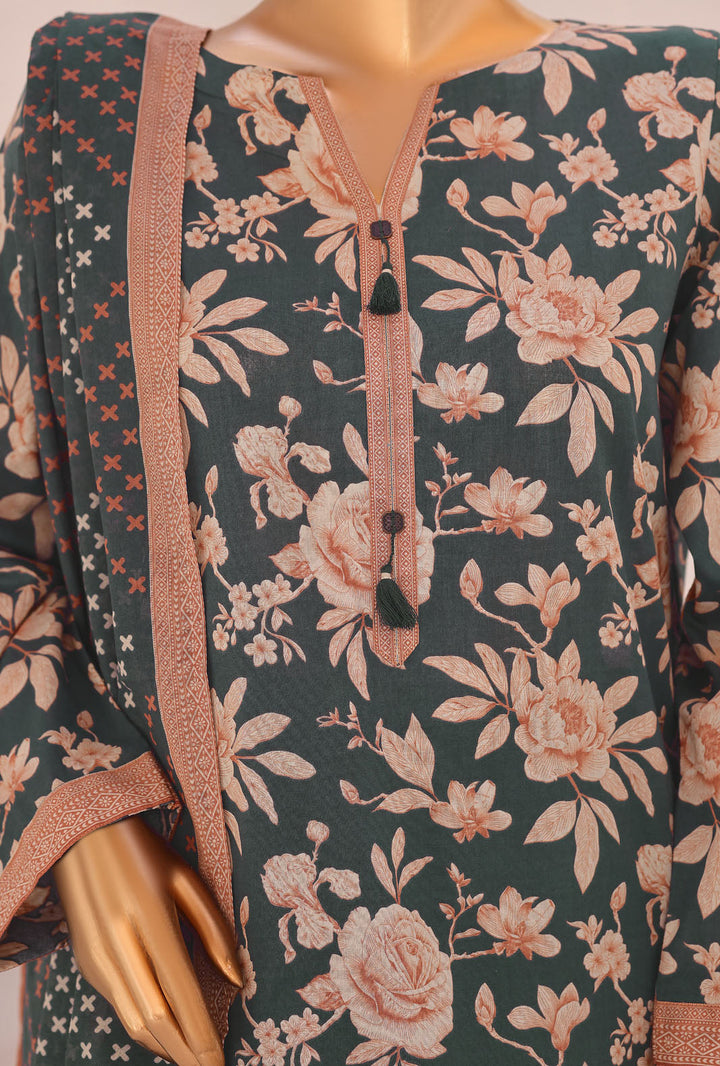 Summer Shades by HZ Textile Unstitched Printed Lawn 3 Piece Suit SPC-1310 - Casual Collection