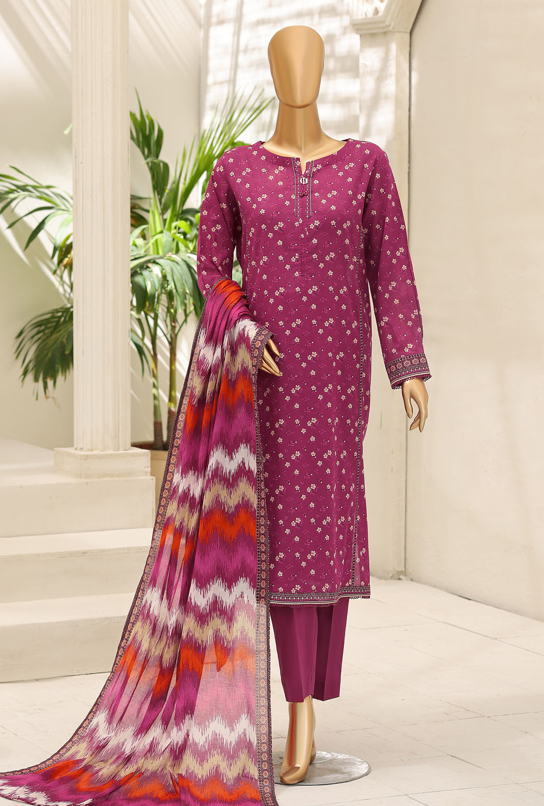 Summer Shades by HZ Textile Unstitched Printed Lawn 3 piece Suit SPC-1315 - Casual Collection