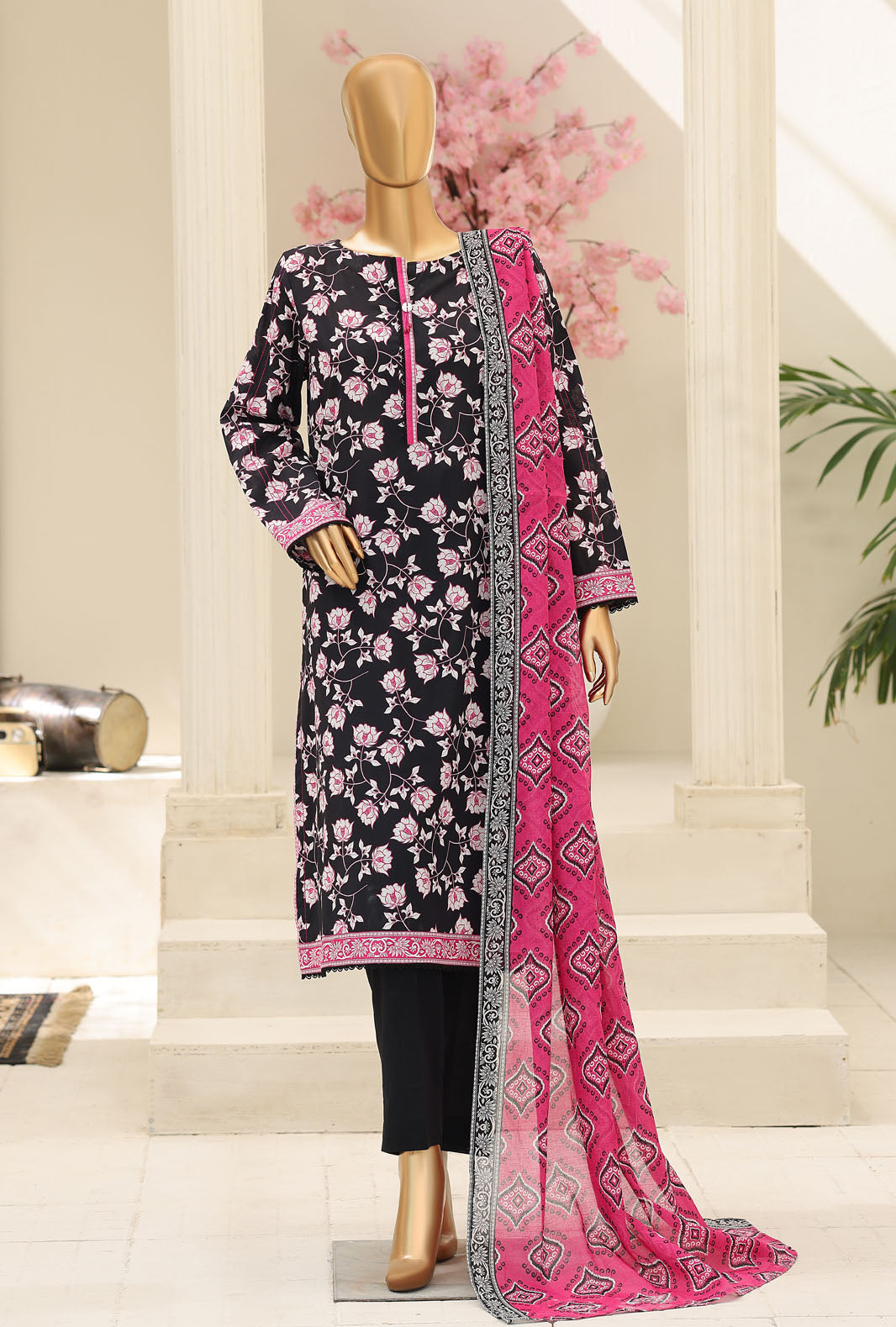 Summer Shades by HZ Textile Unstitched Printed Lawn 3 piece Suit SPC-1316 - Casual Collection