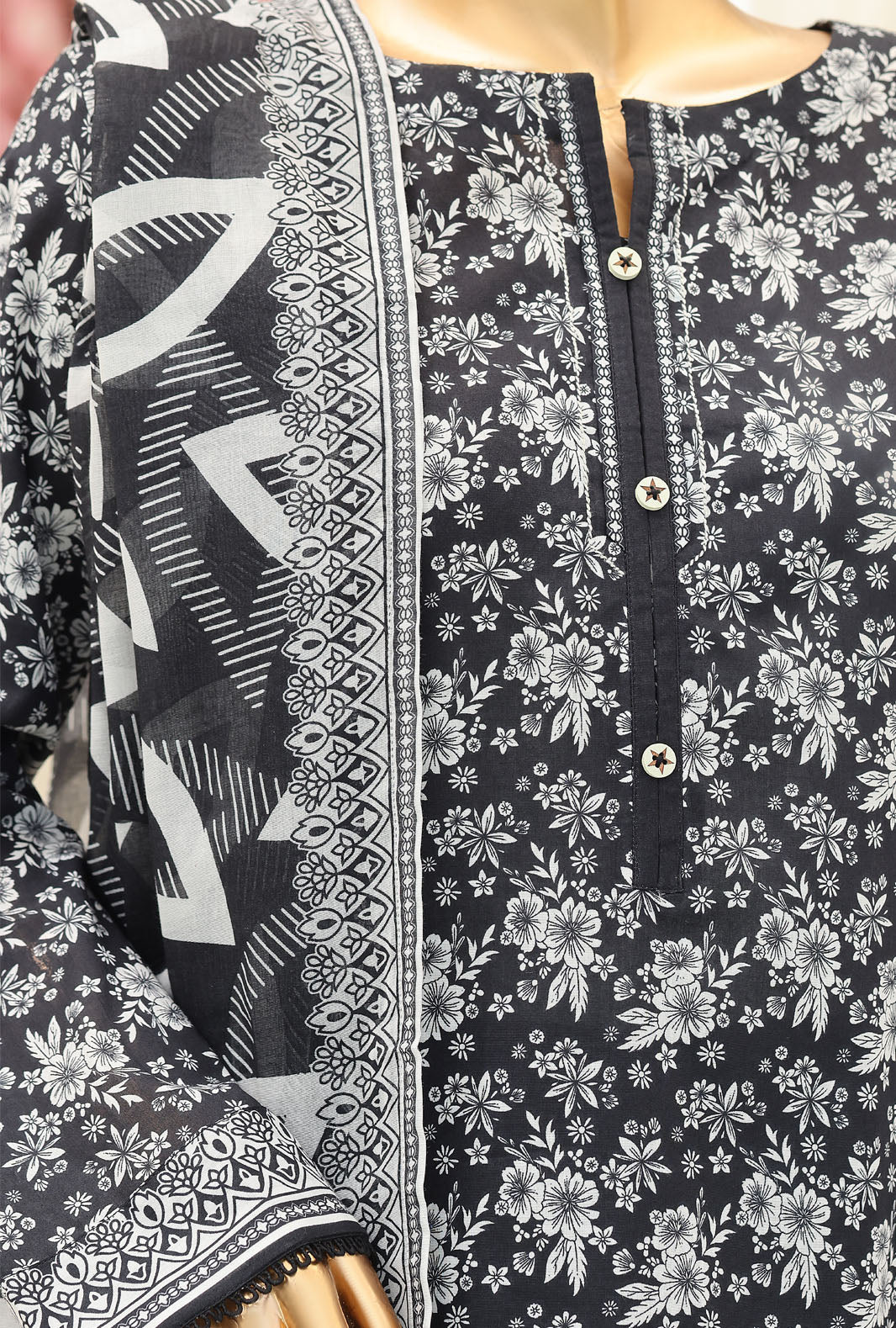 Summer Shades by HZ Textile Unstitched Printed Lawn 3 piece Suit SPC-1318 - Casual Collection