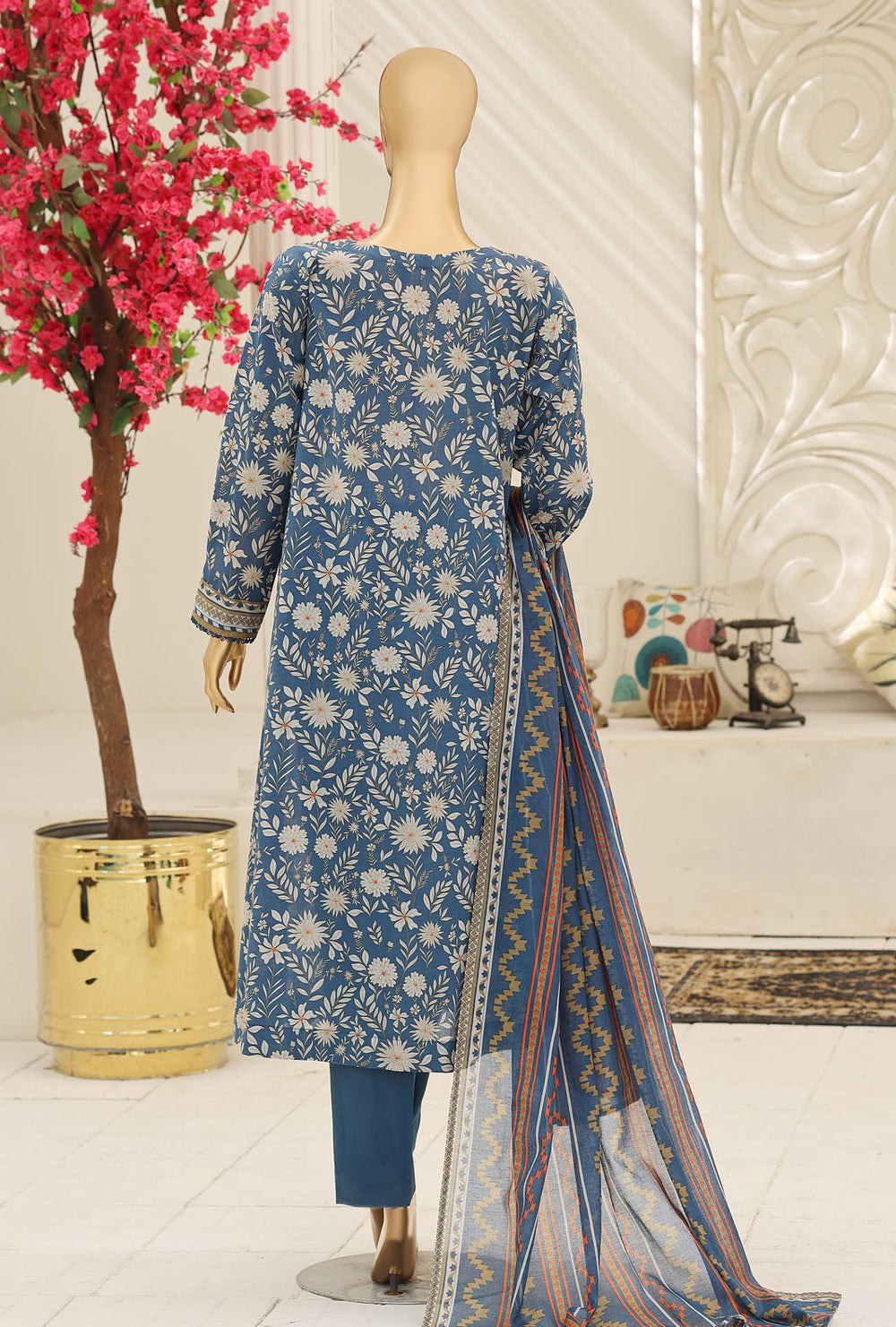 Summer Shades by HZ Textile Unstitched Printed Lawn 3 piece Suit SPC-1320 - Casual Collection