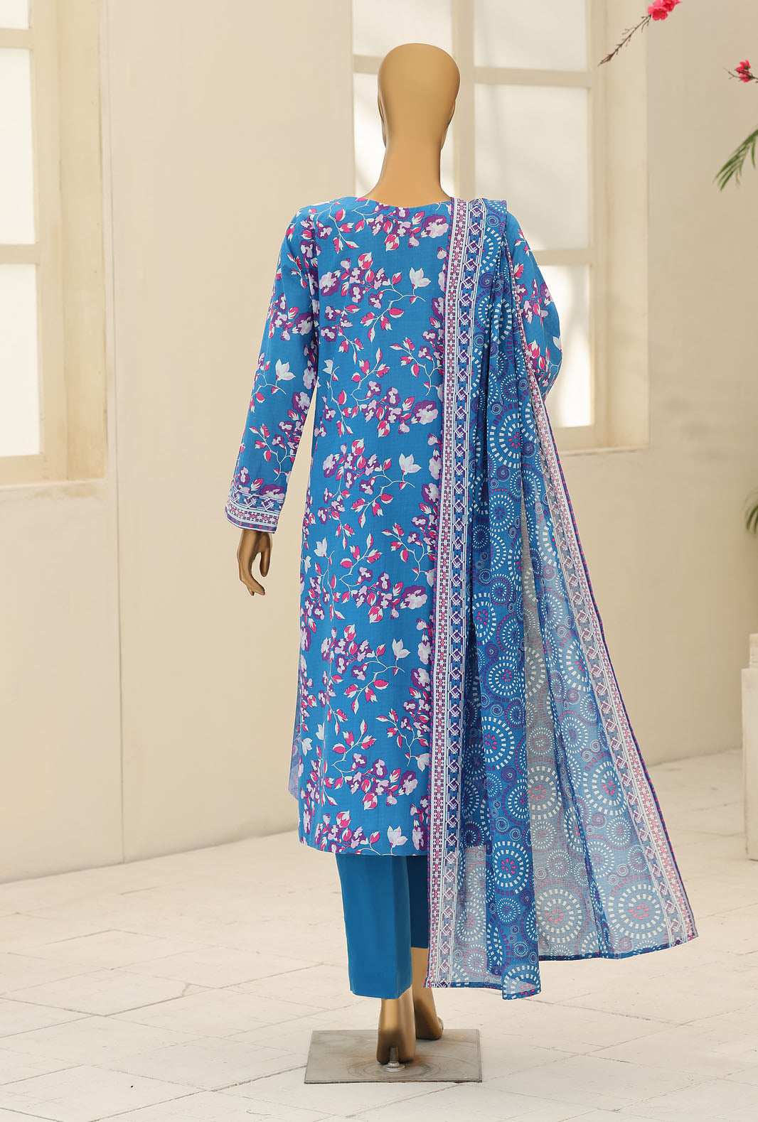 Summer Shades by HZ Textile Unstitched Printed Lawn 3 piece Suit SPC-1321 - Casual Collection