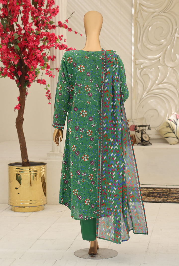 Summer Shades by HZ Textile Unstitched Printed Lawn 3 piece Suit SPC-1322 - Casual Collection