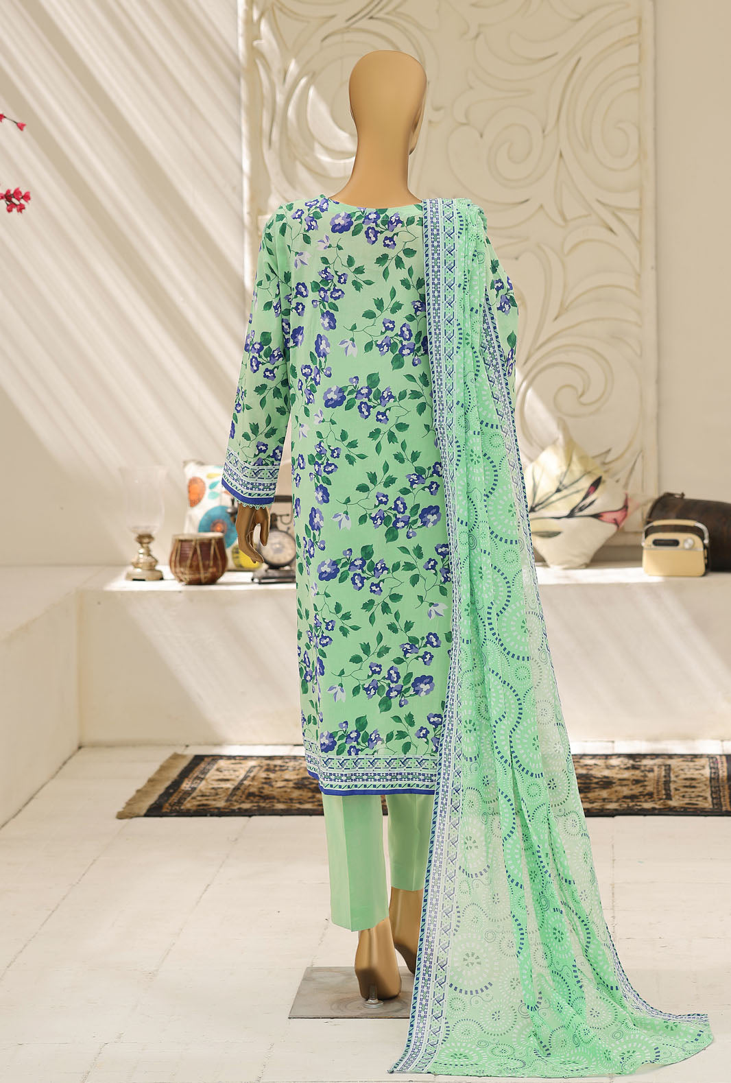 Summer Shades by HZ Textile Unstitched Printed Lawn 3 piece Suit SPC-1323 - Casual Collection