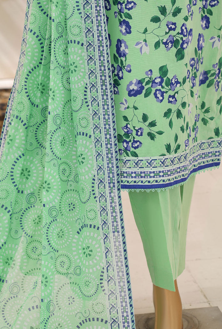 Summer Shades by HZ Textile Unstitched Printed Lawn 3 piece Suit SPC-1323 - Casual Collection