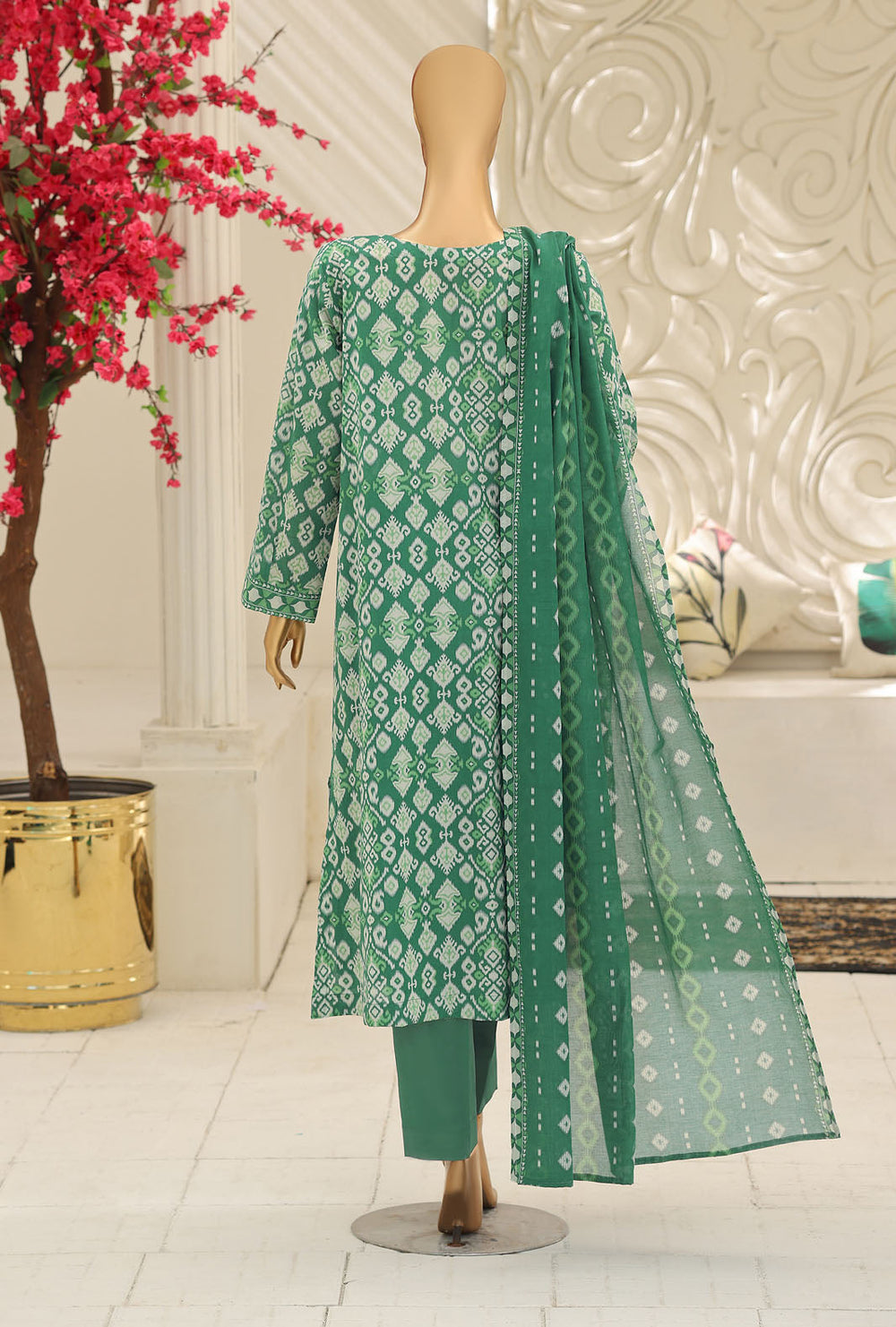 Summer Shades by HZ Textile Unstitched Printed Lawn 3 piece Suit SPC-1324 - Casual Collection