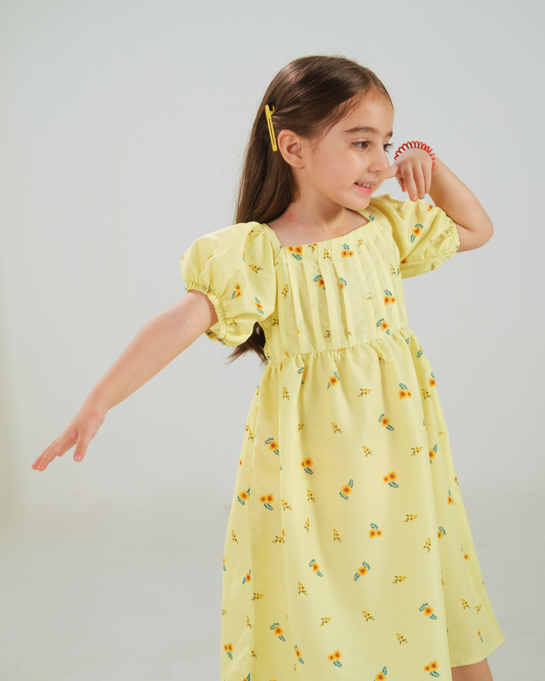 Sprinkles Girls RTW Printed Poly 1 Piece Suit Sunbeam Charm Festive Collection
