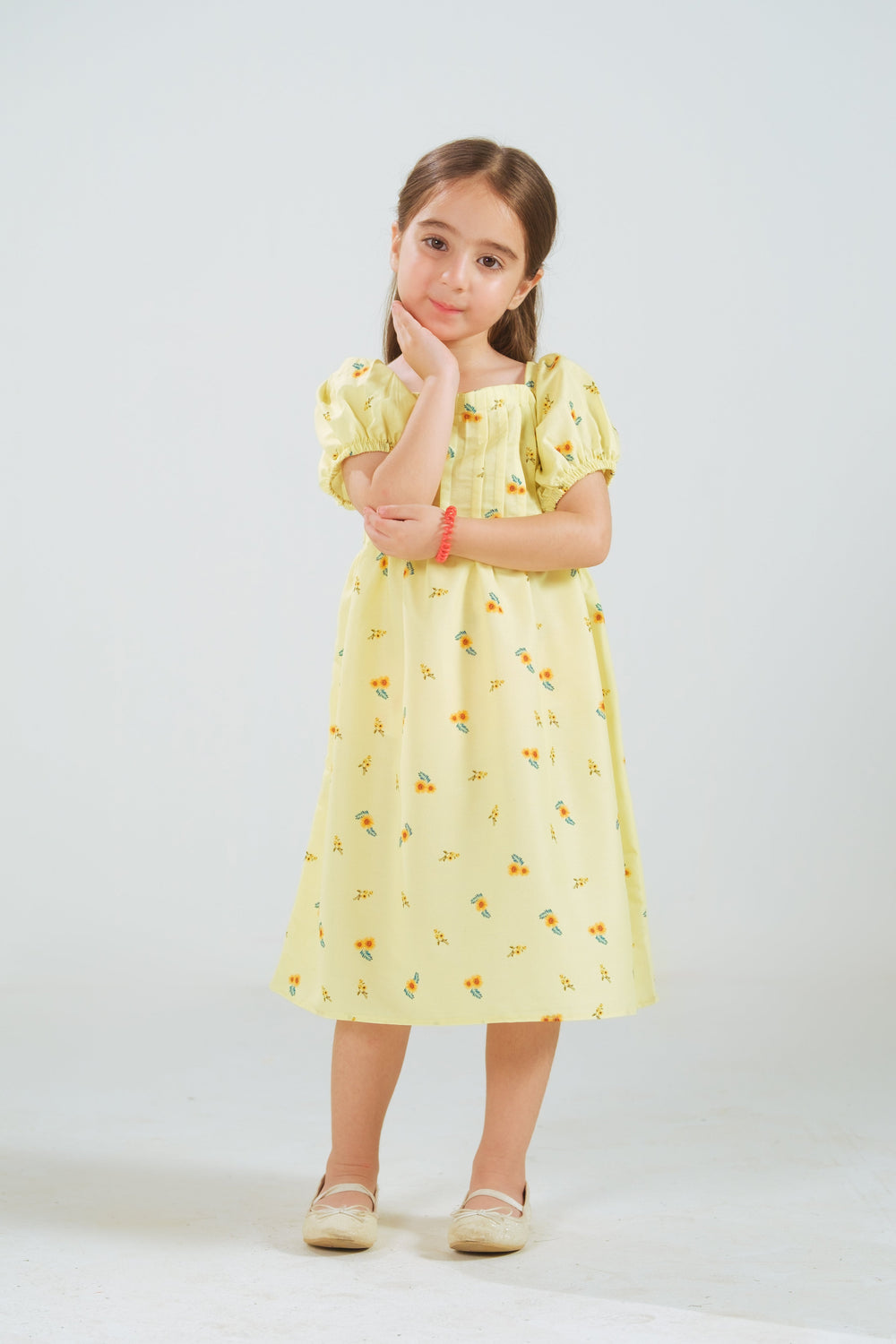 Sprinkles Girls RTW Printed Poly 1 Piece Suit Sunbeam Charm Festive Collection