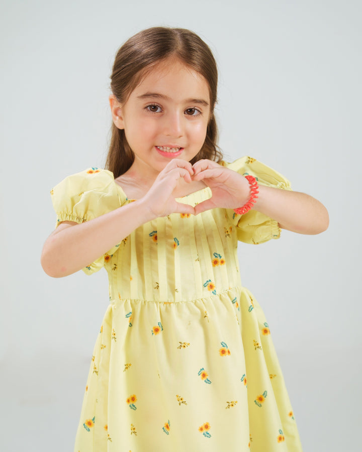 Sprinkles Girls RTW Printed Poly 1 Piece Suit Sunbeam Charm Festive Collection