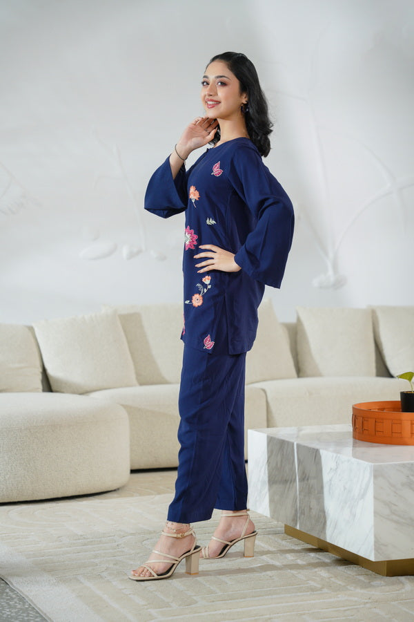 Sprinkles Girls Pret Co-ord Set Embroidered Linen Aurora Wrap SPDR902 - Summer Collection