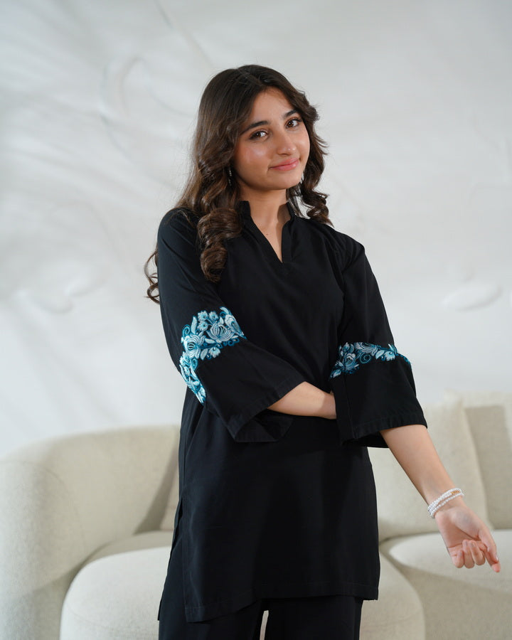 Sprinkles Girls Pret Co-ord Set Embroidered Linen Harper Tailored SPDR903 - Summer Collection