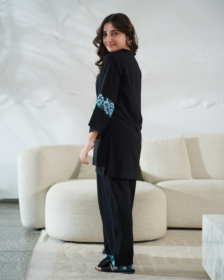 Sprinkles Girls Pret Co-ord Set Embroidered Linen Harper Tailored SPDR903 - Summer Collection