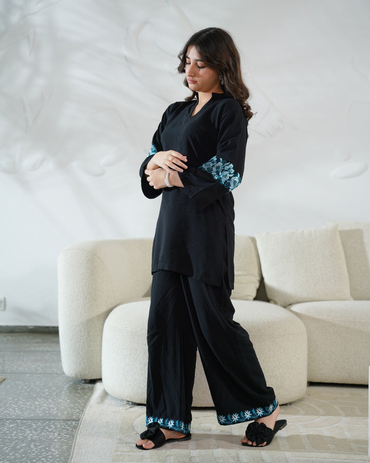 Sprinkles Girls Pret Co-ord Set Embroidered Linen Harper Tailored SPDR903 - Summer Collection