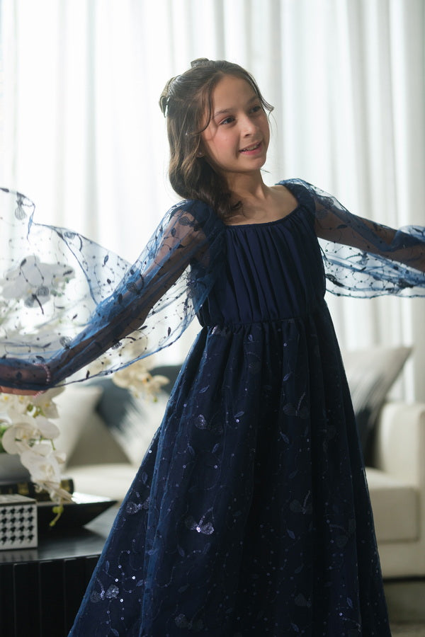 Sprinkles Girls Pret Net Sequence Midnight Veil 1 Piece SPDR906 - Festive Collection
