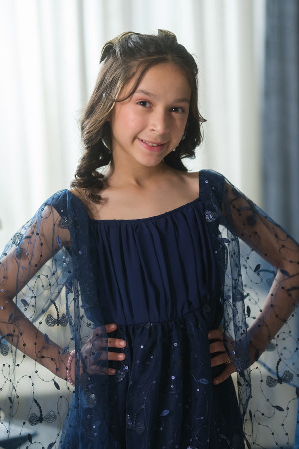 Sprinkles Girls Pret Net Sequence Midnight Veil 1 Piece SPDR906 - Festive Collection