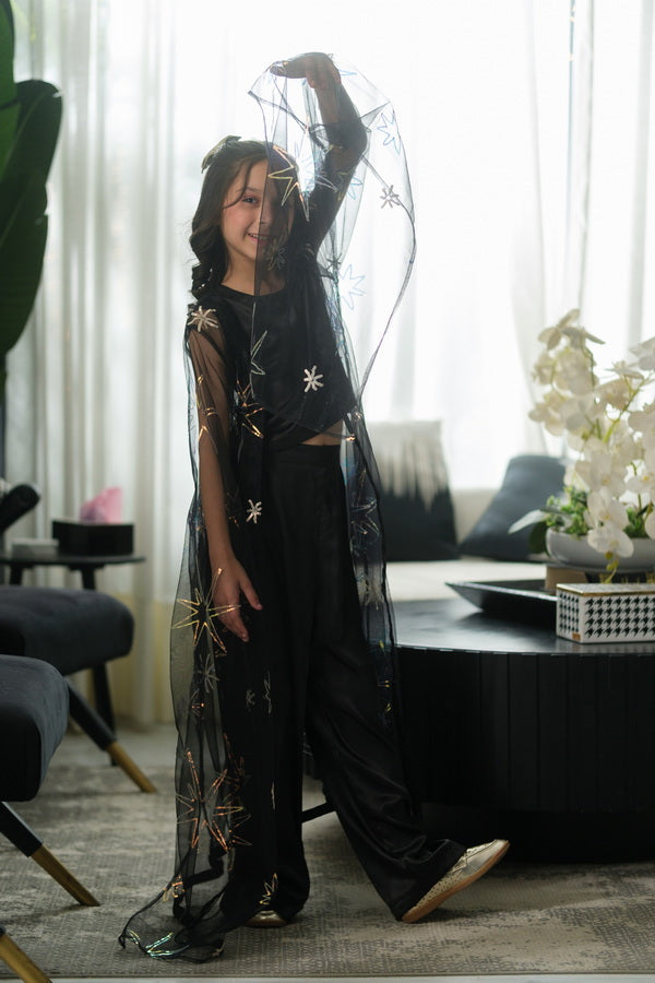 Sprinkles Girls Pret Net Sequence Starveil Noir 3 Piece Suit SPDR908 - Festive Collection