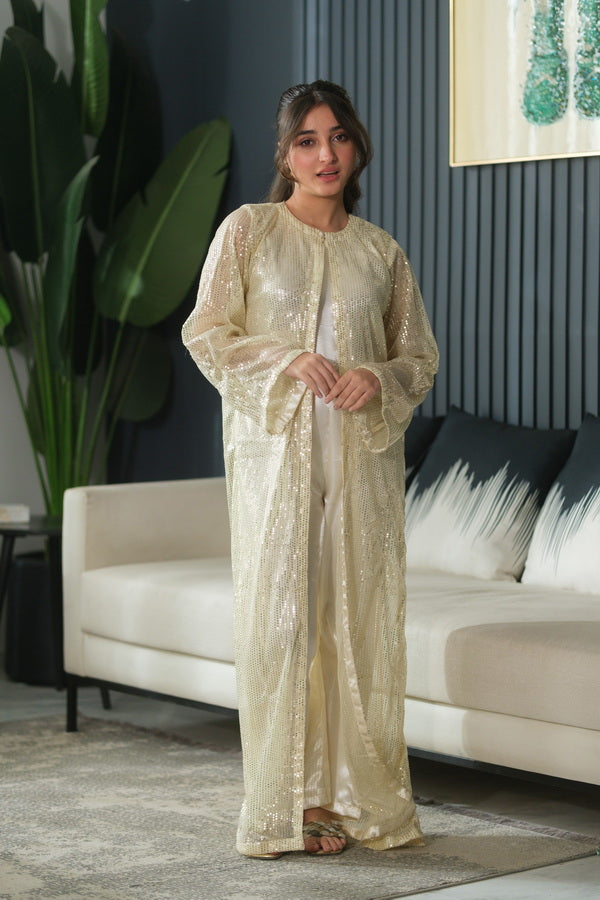 Sprinkles Girls Pret Net Sequence Ivory Layer 2 Piece Suit SPDR911 - Festive Collection