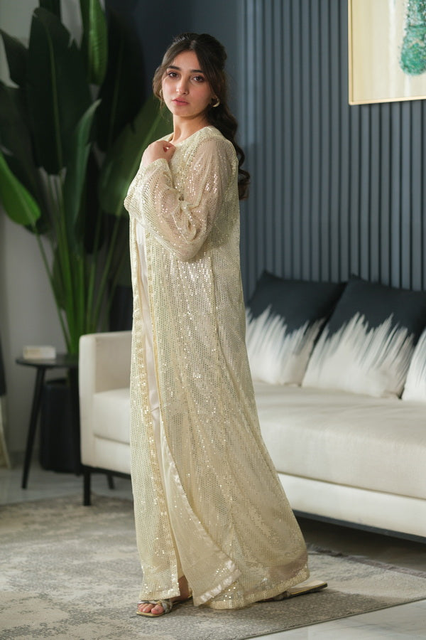 Sprinkles Girls Pret Net Sequence Ivory Layer 2 Piece Suit SPDR911 - Festive Collection