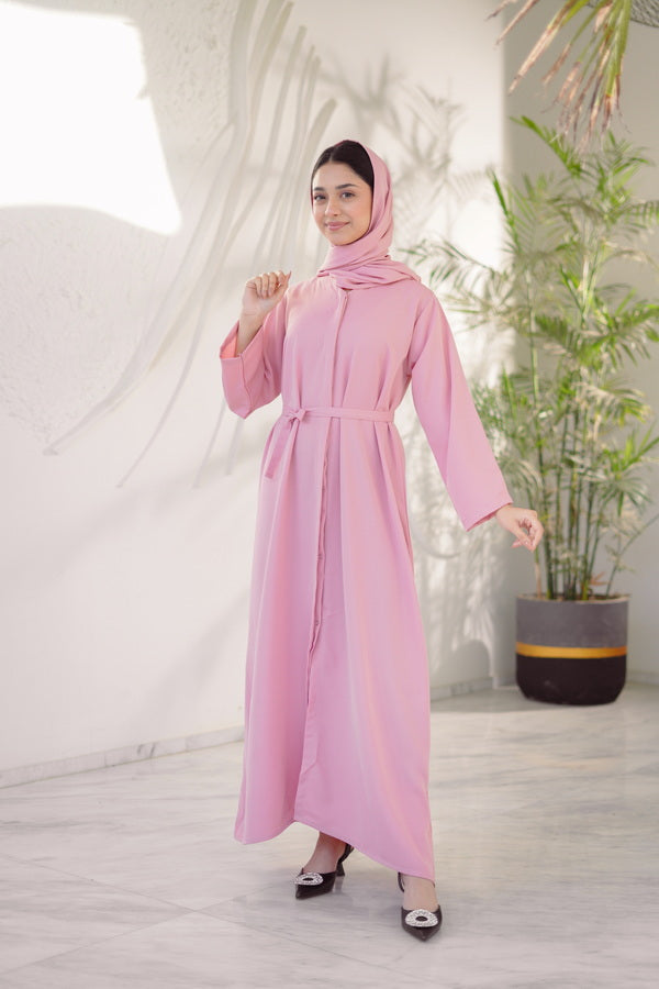 Sprinkles Girls Pret Abaya Printed Nidha Fabric Rose Aura with Stole SPDR915 - Summer Collection