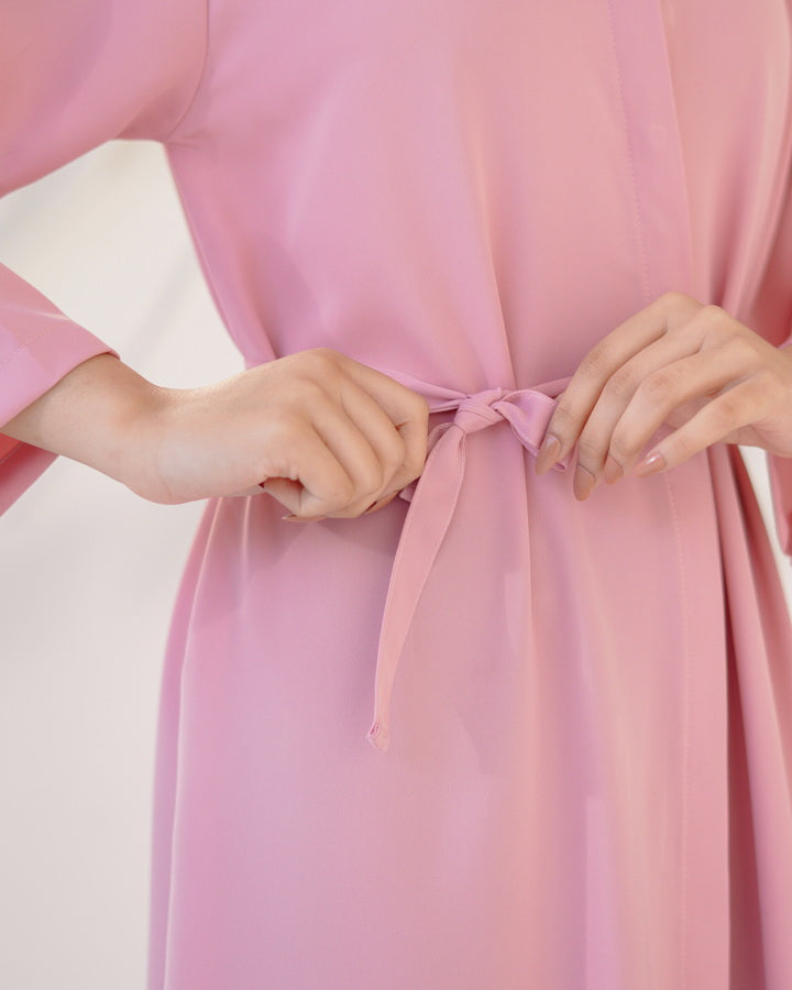 Sprinkles Girls Pret Abaya Printed Nidha Fabric Rose Aura with Stole SPDR915 - Summer Collection