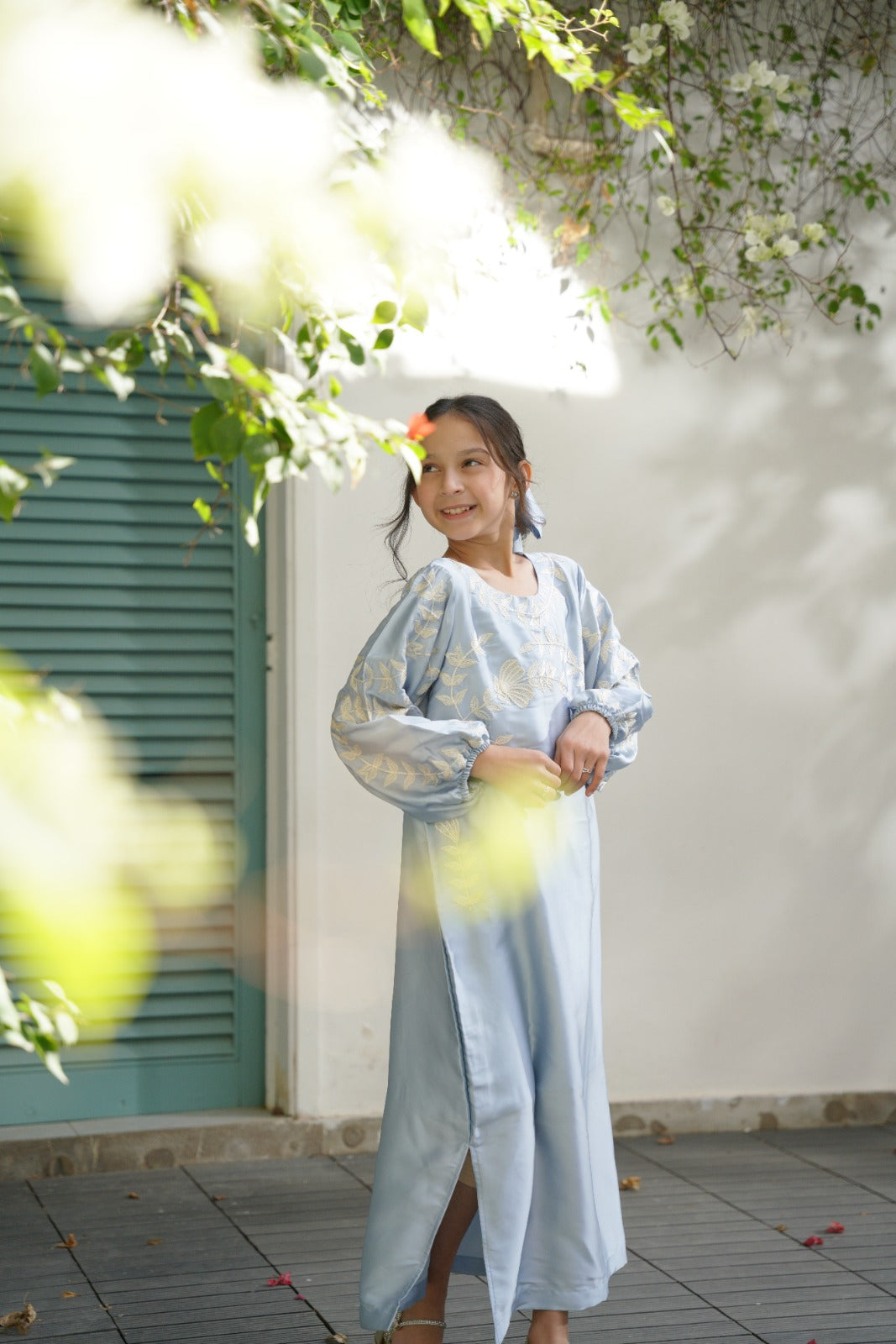 Sprinkles Girls Pret Kaftan Embroidered Charmeuse Silk Amara Faux SPDR926 - Summer Collection