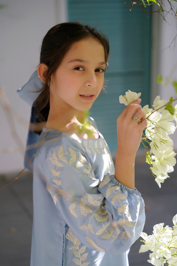 Sprinkles Girls Pret Kaftan Embroidered Charmeuse Silk Amara Faux SPDR926 - Summer Collection