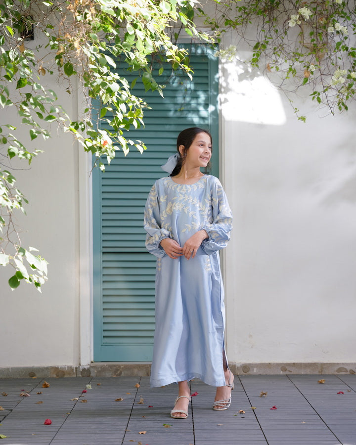 Sprinkles Girls Pret Kaftan Embroidered Charmeuse Silk Amara Faux SPDR926 - Summer Collection