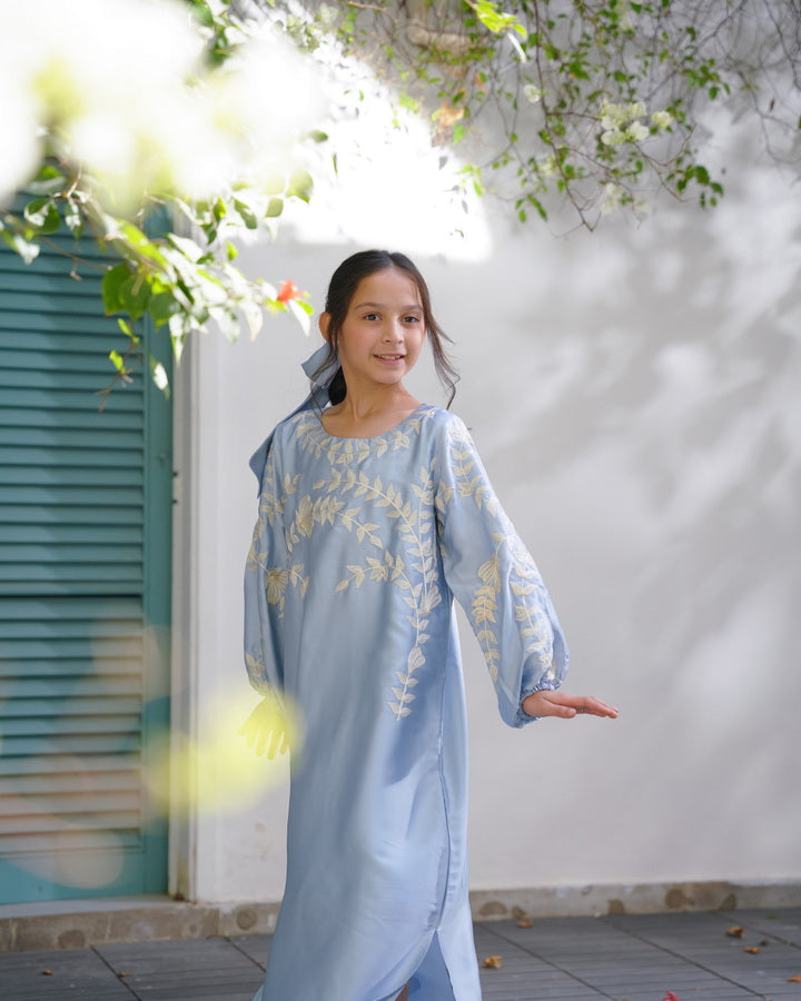 Sprinkles Girls Pret Kaftan Embroidered Charmeuse Silk Amara Faux SPDR926 - Summer Collection