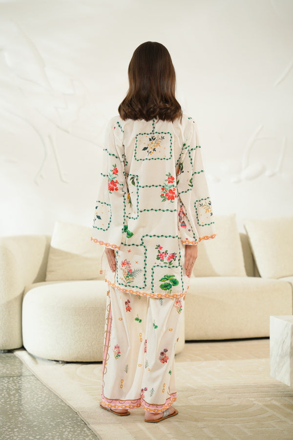 Sprinkles Girls Pret Co-ord Set Printed Poly Cambric Fresco Canvas SPDR944 - Summer Collection