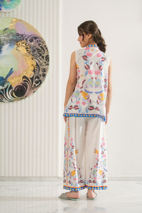 Sprinkles Girls Pret Co-ord Set Printed Poly Cambric Colorcrest Bloom SPDR949 - Summer Collection