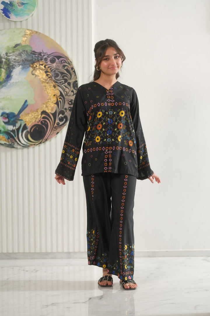 Sprinkles Girls Pret Co-ord Set Printed Poly Cambric Eden Relaxed SPDR950 - Summer Collection