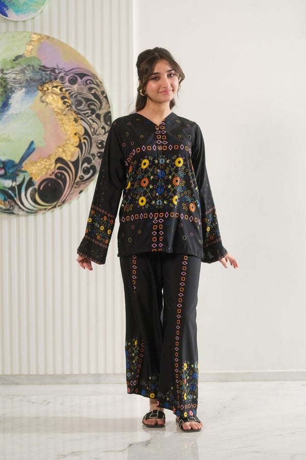 Sprinkles Girls Pret Co-ord Set Printed Poly Cambric Eden Relaxed SPDR950 - Summer Collection