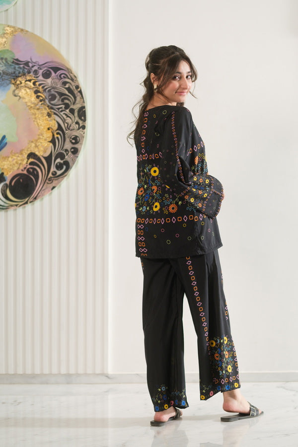 Sprinkles Girls Pret Co-ord Set Printed Poly Cambric Eden Relaxed SPDR950 - Summer Collection