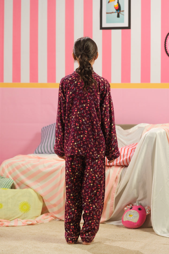 Sprinkles Girls RTW Printed Boski Linen 2 Piece Suit Rosewood Dream Summer Collection