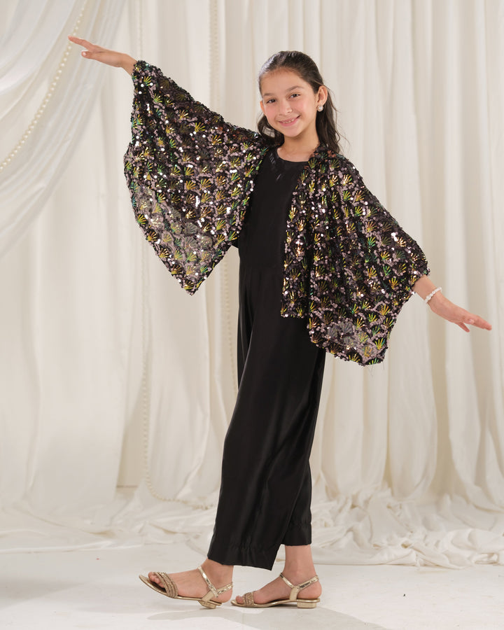 Sprinkles Girls RTW Embroidered Silk 2 Piece Suit Moonlight Festive Collection