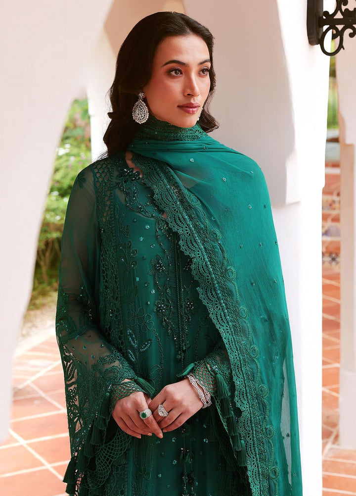 Lumiere by Saira Rizwan Unstitched Embroidered Bamber Chiffon 3 Piece Suit SR26ULF Poise SRL26-03 - Festive Collection