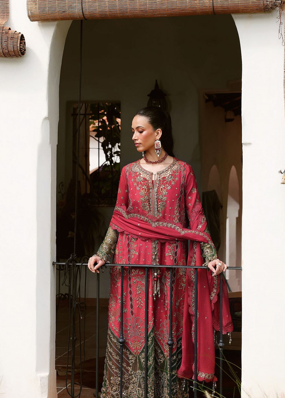 Lumiere by Saira Rizwan Unstitched Embroidered Korean Silk 3 Piece Suit SR26ULF Estella SRL26-07 - Festive Collection