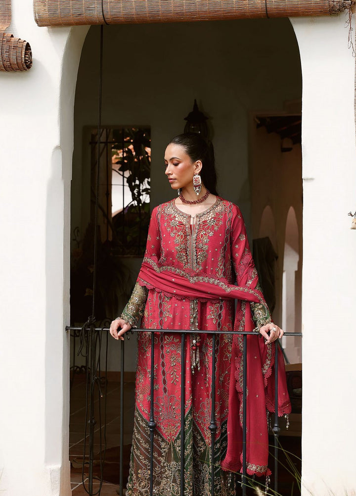 Lumiere by Saira Rizwan Unstitched Embroidered Korean Silk 3 Piece Suit SR26ULF Estella SRL26-07 - Festive Collection