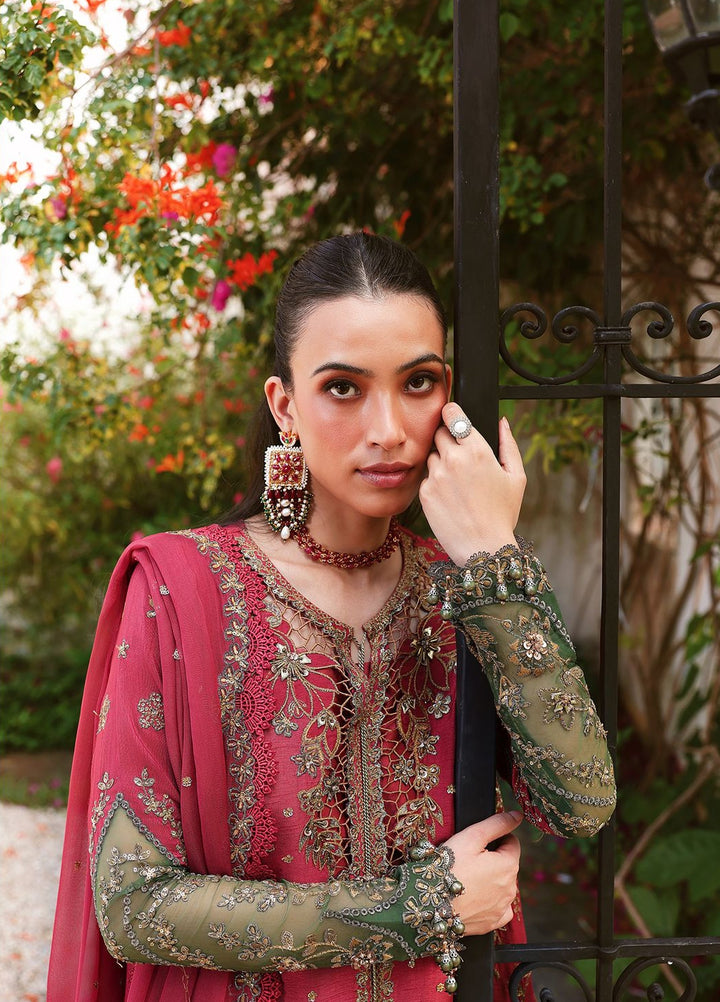 Lumiere by Saira Rizwan Unstitched Embroidered Korean Silk 3 Piece Suit SR26ULF Estella SRL26-07 - Festive Collection