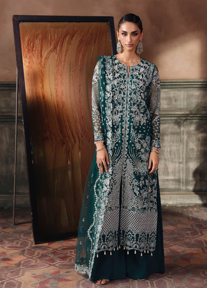 Sage by Rajbari Unstitched Luxury Formals Embroidered Net Suits 4 Piece RB25SF ART-03 Celina - Formal Collection