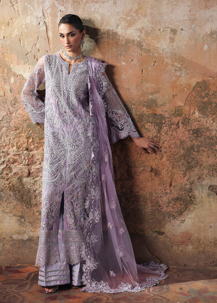 Sage by Rajbari Unstitched Luxury Formals Embroidered Net Suits 4 Piece RB25SF ART-08 Valencia- Formal Collection