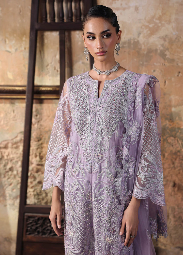 Sage by Rajbari Unstitched Luxury Formals Embroidered Net Suits 4 Piece RB25SF ART-08 Valencia- Formal Collection