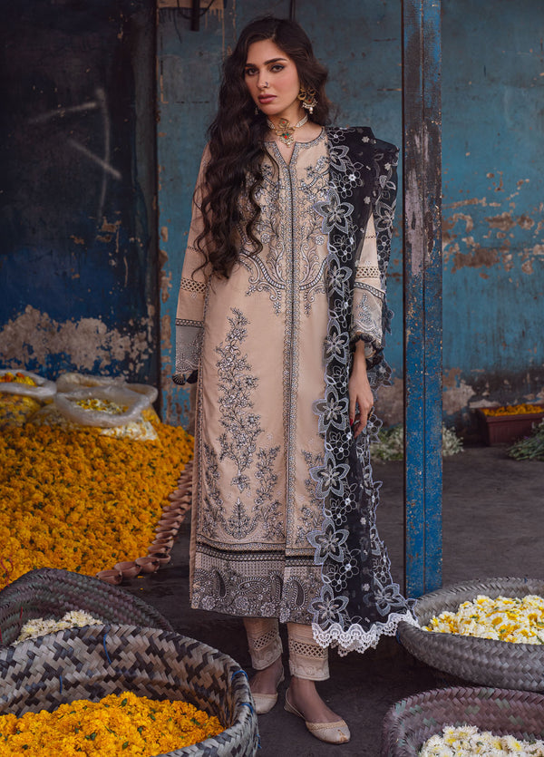 Sahakari by Sahane Pret Embroidered Lawn 3 Piece Suit CT-10009 Ghazal - Festive Collection
