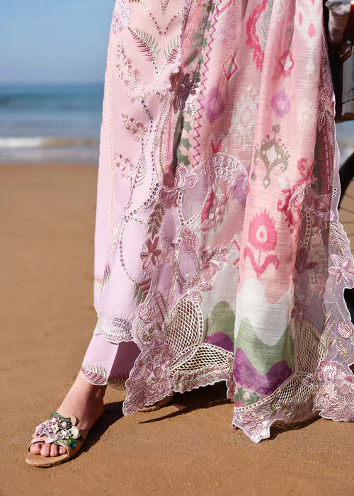 Saira Shakira Unstitched Embroidered Lawn 3 Piece Suit SSR26ULE SS-003A - Eid Collection