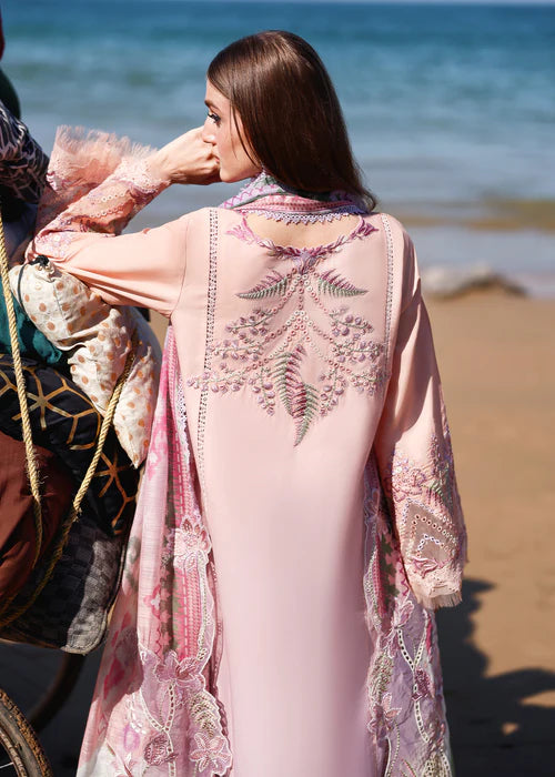 Saira Shakira Unstitched Embroidered Lawn 3 Piece Suit SSR26ULE SS-003A - Eid Collection