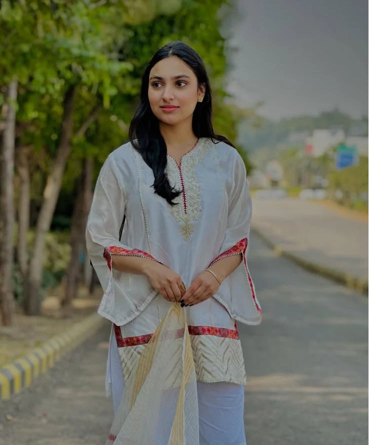 Urban Cut RTW Embroidered Cotton Co-Ord Sets Suit C-47 - Casual Collection